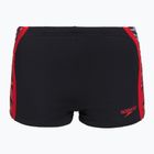 Мъжки боксерки за плуване Speedo Hyperboom Splice Aquashort anthracite/high risk red