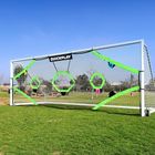 Мрежа за футболна врата Quickplay Target Net Pro 730 x 245 cm white/green