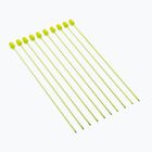 QuickPlay Agility Poles 10 тренировъчни пръта зелени