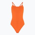 Дамски бански от една част Nike Lace Up Tie Back total orange