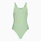 Дамски бански от една част Nike Logo Tape Fastback vapor green