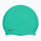 Детска шапка за плуване Nike Solid Silicone green shock
