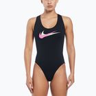 Дамски бански костюм от една част Nike Multi Logo Crossback black