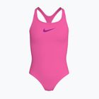 Детски бански от една част Nike Essential Racerback hyber pink