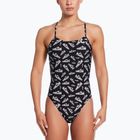 Дамски бански костюм от една част Nike Hydrastrong Cutout jet black