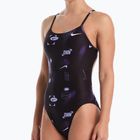 Дамски цял бански костюм Nike Hydrastrong Cutout purple