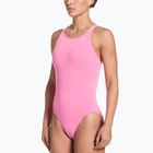Дамски цял костюм за плуване Nike Hydrastrong Solid pink glow