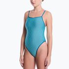 Дамски цял бански костюм Nike Ocean Bound Ripple Texture Square Neck bleached turquoise