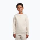 Детски суитшърт New Balance Brush Back Small Logo Crew timberwolf