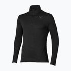 Мъжка блуза за бягане с дълъг ръкав Mizuno Tech Thermal Charge Breath Thermo Half Zip Long Sleeve Tee black
