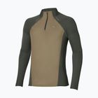 Мъжка блуза за бягане с дълъг ръкав Mizuno Active Dryaeroflow Hybrid Long Sleeve Top Forest Night