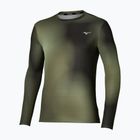 Мъжка блуза за бягане с дълъг ръкав Mizuno Core Graphic Long Sleeve Tee Forest Night