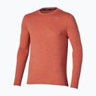 Мъжка блуза за бягане с дълъг ръкав Mizuno Core Impulse Long Sleeve Tee ginger