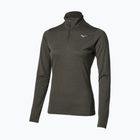 Дамски суитшърт за бягане Mizuno Core Impulse Half Zip Long Sleeve Tee forest night