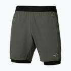 Мъжки шорти за бягане Mizuno Core 7.5 Inches 2In1 forest night
