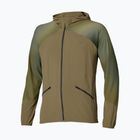 Мъжко яке за бягане Mizuno Active Alpha Hooded Jacket martini olive