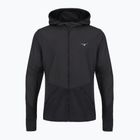 Мъжко яке за бягане Mizuno Active Warmalite Hybrid Full Zip Hooded Long Sleeve Top black
