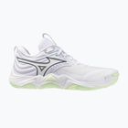 Дамски обувки за волейбол Mizuno Wave Momentum Elite white/balsam green/ambrosia