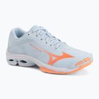 Дамски обувки за волейбол Mizuno Wave Lightning Pro blue finch/lava orange/flamingo coral