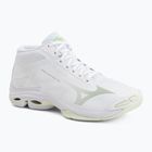 Дамски обувки за волейбол Mizuno Wave Lightning Pro Mid white/aqua gray/ambrosia
