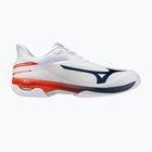 Мъжки обувки за тенис Mizuno Wave Exceed Court AC white/insignia blue/orange