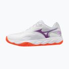 Дамски обувки за тенис Mizuno Wave Enforce Court 2 CC white/dahlia/sunstone