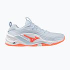 Дамски обувки за хандбал Mizuno Wave Stealth Neo 2.1 blue finch/lava orange/white