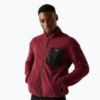 Мъжки поларен суитшърт REGATTA Frankie Full Zip dark maroon