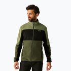 Мъжки поларен суитшърт REGATTA Ormont oil green/black/olive night