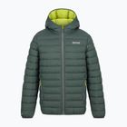 Детско ватирано яке REGATTA Lofthouse dark forest green/wild lime