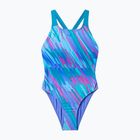 Детски цял бански костюм Speedo Allover Pwerbackback moonlight lavender/hyper teal