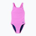 Дамски цял костюм за плуване Speedo Solid Leaderback orchid shine