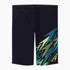 Мъжки шорти за плаж тип клин Speedo Medley Logo Jammer anthracite/hyper teal