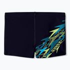 Момчешки бански боксерки Speedo Medley Logo Aquashort anthracite/citrus green
