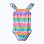 Детски цял бански костюм Speedo Ruffle citrus green