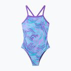 Детски цял бански костюм Speedo Print Thinstrap pace purple