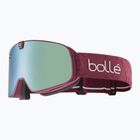 Предпазни ски очила Bollé Nevada Neo white matte/black chrome&light vermillon blue