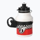 Polisport Race 350 ml бутилка за велосипед Junior + кошница бяло/червено