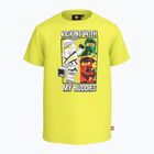 Детска тениска за трекинг LEGO Lwtaylor 123 жълта 12010773
