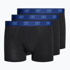 Мъжки боксерки CR7 Basic Trunk 3 чифта черни/сини