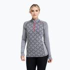 Дамски термоактивен суитшърт Dovre Half Zip Jacquard grey