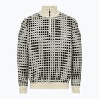 Мъжки пуловер Dovre Knitted Half Zip Pullover beige