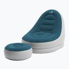 Надуваем туристически стол Easy Camp Comfy Lounge Set steel blue