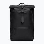 Градска раница Rains Rucksack Rolltop 13 + 4 l black