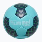 Детска топка за хандбал Hummel Classic HB Jr light blue/marine/green size 0.0