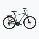 Мъжки трекинг велосипед KROSS Trans 3.0 green/silvery/shiny