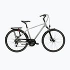 Мъжки трекинг велосипед KROSS Trans 3.0 silvery/blue/shiny