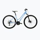 Дамски крос велосипед KROSS Evado 3.0 W blue/white/glossy