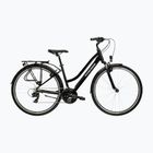 Дамски трекинг велосипед KROSS Trans 1.0 black/silver/gloss