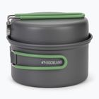 Туристически комплект съдове за готвене Rockland Travel Duo Anodized grey/green